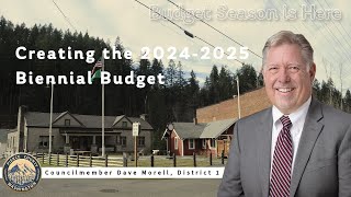 What are you looking for in the 2024-2025 Budget - Councilmember Dave Morell (District 1)