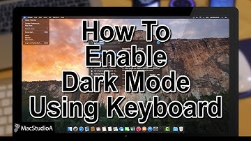 Use Keyboard Shortcut To Enable Dark Mode on Mac OS X
