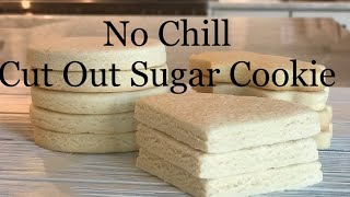 Easy No Spread Sugar Cookie Recipe! #sugarcookies