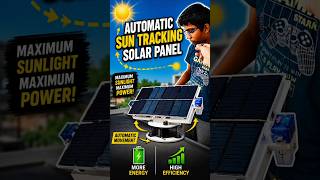 Automatic Sun Tracking Solar Panel ☀️ #robotics #electronic #solarpanel #arduino #engineering  #diy