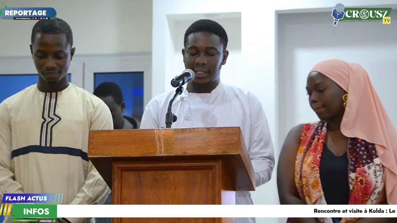 Discours poignant de Pape Siny DIOUF, Président de la COMSOC (UFR SANTE)