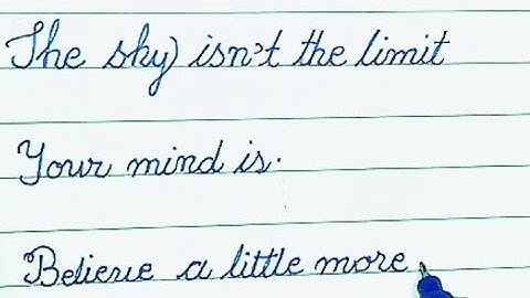 Beautiful English Handwriting ✨ | Perfect Cursive Writing Style 🖋️