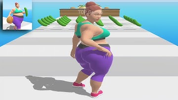 Fat 2 Fit - All Levels / IOS, Android Gameplay Top games Levels 1-6