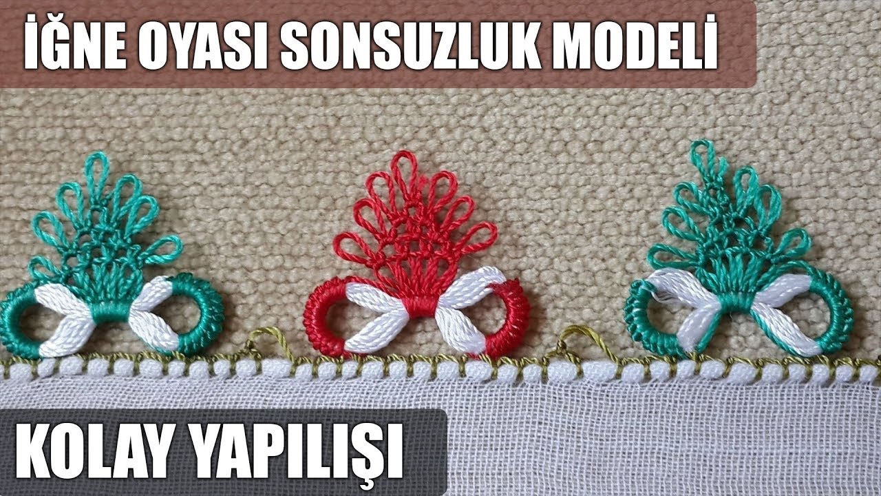 Sonsuzluk Üçgen İğne Oyası Modeli Sonsuzluk Üçgen İğne Oyası Modeli