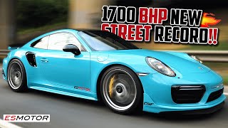 1700 BHP ES1500 SETS NEW STREET RECORDS!! #porsche #esmotoruk