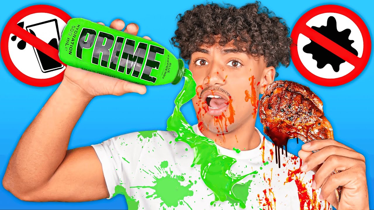 TRY NOT TO GET A STAIN CHALLENGE!!