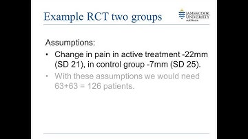 Sample size calculation for comparing two independent groups - using the software G*Power
