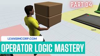 Celebrity FlexSim Process Flow Tutorial | Multiple Parts Loading & Operator Logic (Part 04) Profile