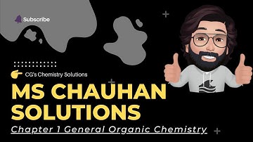 MS Chauhan GOC Q. 34-36 and 38-42 | Organic Chemistry | Chemistry |Chemistry Solutions