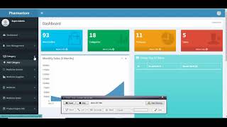 Datalink student pharmacy app project work screenshot 1