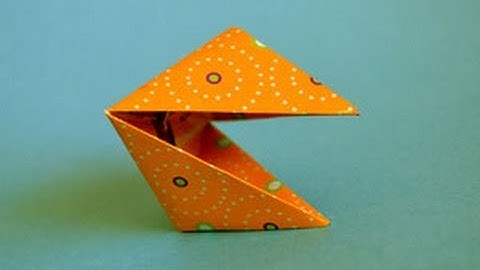 Origami Snapper Instructions: www.Origami-Fun.com