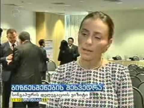 სინგაპურის ბიზნესდელეგაცია თბილისში