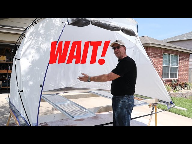 Portable Paint Booth for DIY Spray Painting