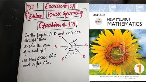 Mathematics Book 1 (D1) |  7th Edition | Exercise # 10 A | Q # 13 | Ifra Syed | in Urdu\Hindi