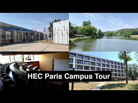 HEC Paris Campus Tour | Classrooms, Lake, Chateau, Sports, Residences