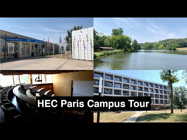 HEC Paris Campus Tour | Classrooms, Lake, Chateau, Sports, Residences