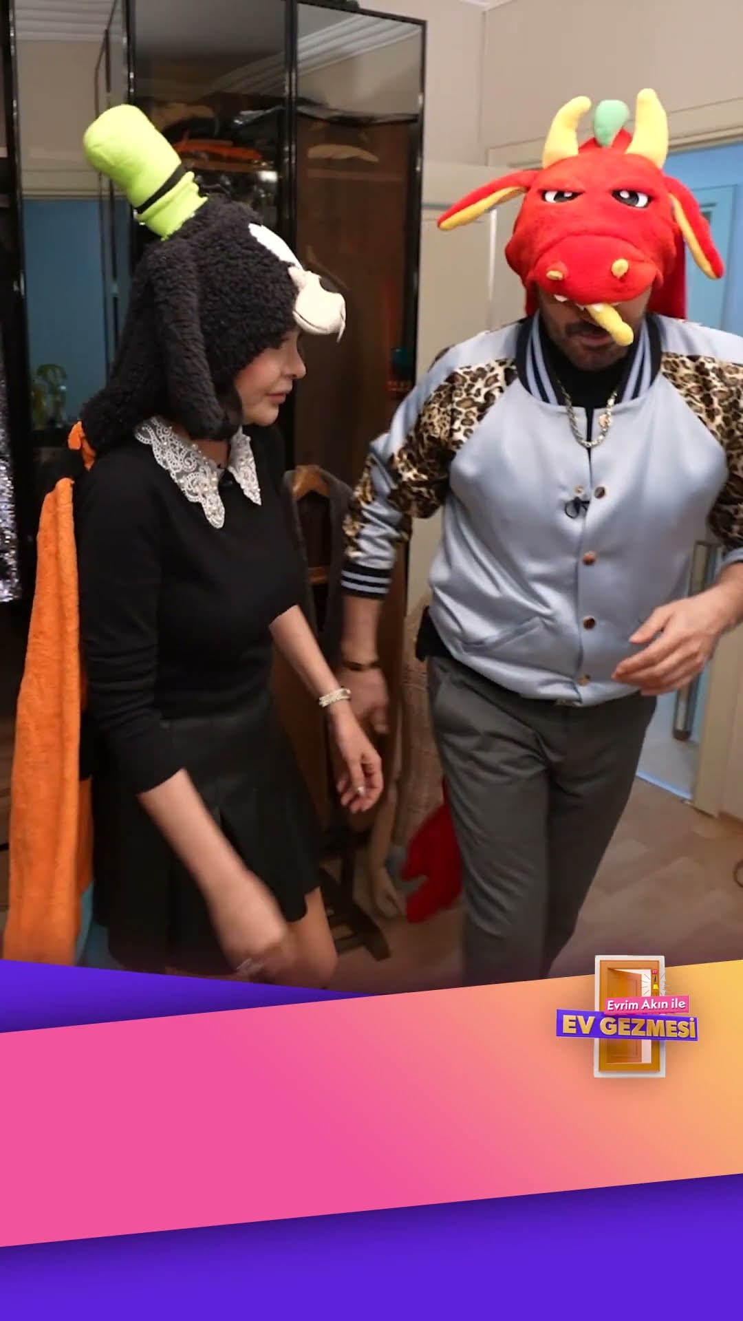 Faruk K ve Evrim Akın'dan efsane dans. #EvrimAkınİleEvGezmesi #Shorts