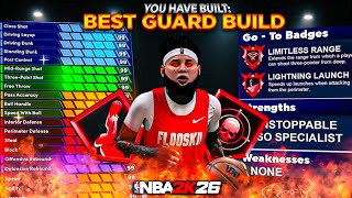 *NEW* BEST 6'3 POINT GUARD BUILD in NBA 2K26! ALL AROUND PG BUILD IS UNSTOPPABLE! Best Build 2k26