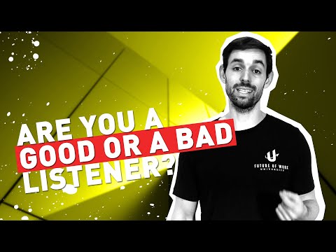 ვიდეო: ცუდი მსმენელი ხარ?