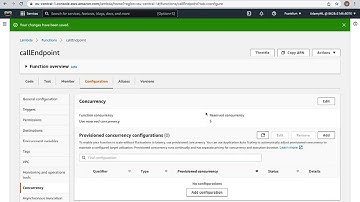 How to set up Lambda Concurrency in AWS
