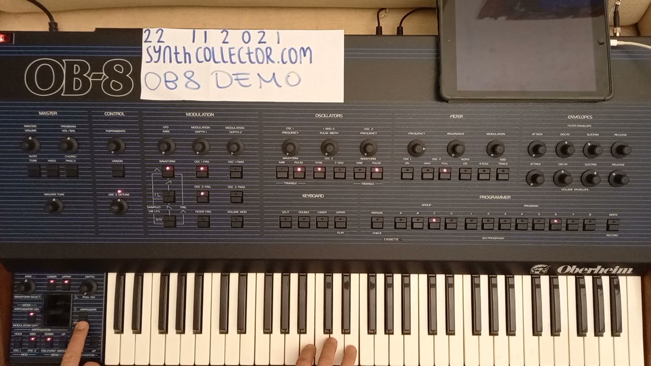 6 OB8 Demo   Arpeggiator