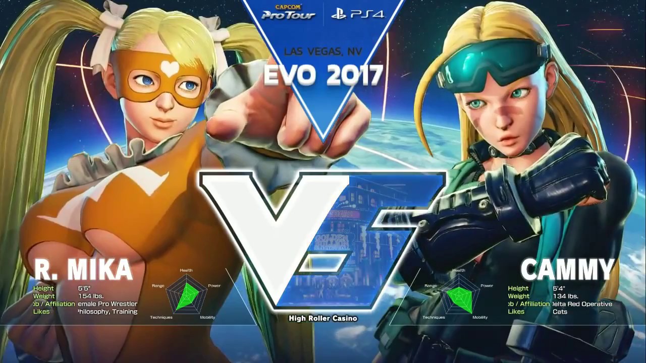 SFV - EVO 2017 - Pools - Luffy (R.Mika) Vs Verloren (Cammy)