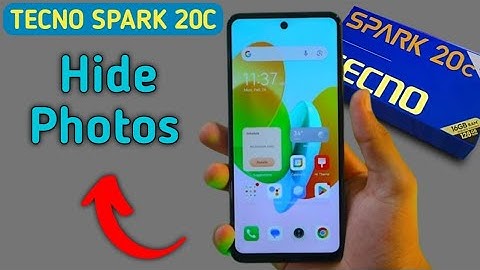 Tecno Spark 20c photos kaise chipaye, how to hide personal photos in tecno, hide photos and videos i