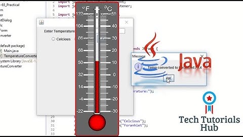 Temperature Converter using JAVA