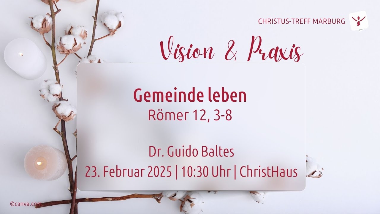 Gottesdienst | 23. Februar 2025 um 10:30 Uhr - YouTube