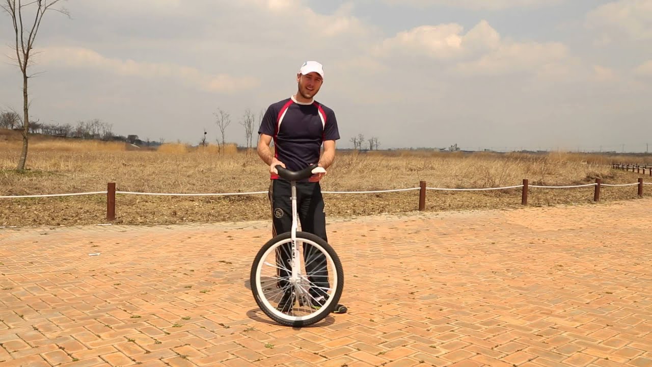 How to free mount a unicycle. YouTube