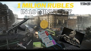 Streets Of Tarkov Loot Run With Marked Room ! 1 Milion Rubles In 10 Minutes !!!