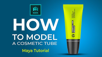 How to 3d Modeling Cosmetic Tube | Maya Tutorial | 3d Modeling for beginners