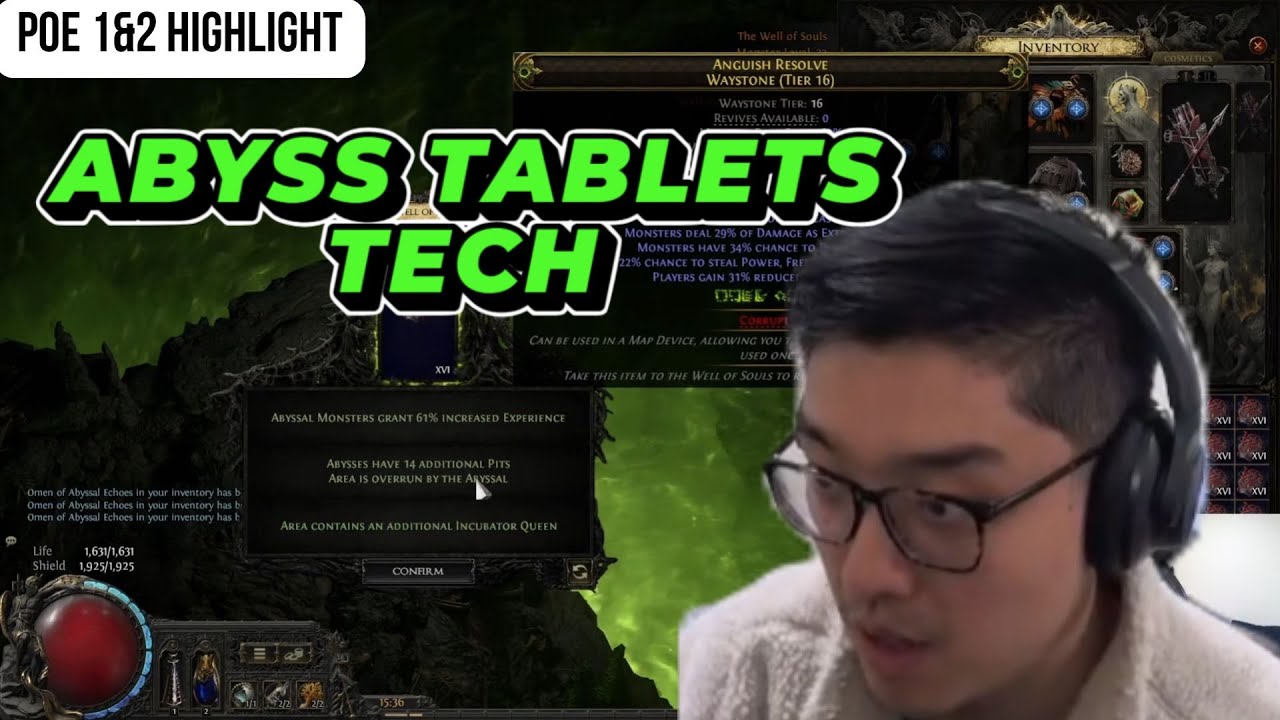 Abyss Tablets Tech And POE 1 Streamers Already Getting Ready For New ...