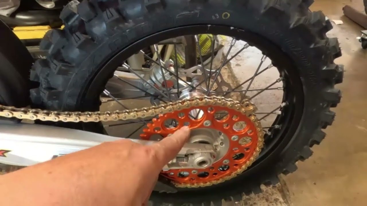 2025 KTM EXC-F - How to Size and Replace a Motorcycle Chain!