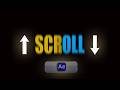 Viral Scrolling Typography Animation in After Effects