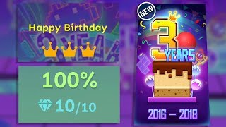 Rolling Sky - Happy Birthday (6 Star Level) screenshot 4