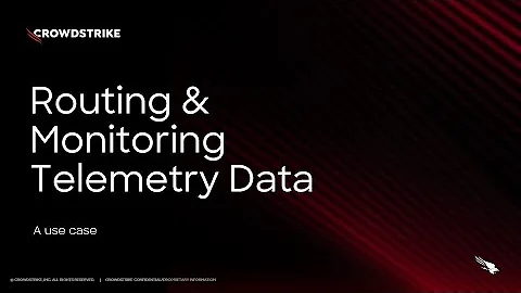 Routing and Monitoring Telemetry Data