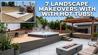 7 Landscape Makeovers with Hot Tubs That You Need to See
