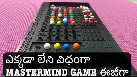 mastermind game, master mind  in Telegu , master mind, mastermind game steps, mind game, puzzle game