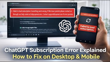 Fix ChatGPT “Failed to Load Subscription” Error on PC & Mobile