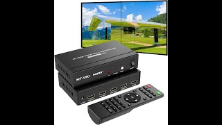 MT-VIKI 4K@60Hz HDMI Video Wall Controller 2x2, Point-to-point Display, No Wiring Consideration