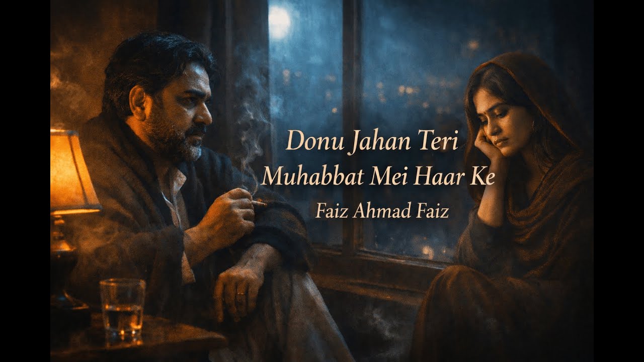 Donu Jahan Teri Muhabbat Mei Haar Ke | Sad Classical Ghazal | Faiz Ahmad Faiz