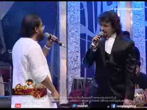 Sonu Nigam and Yesudas Singing Mana Ho Tum