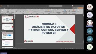 ANÁLISIS DE DATOS EN PYTHON CON SQL SERVER Y POWER BI - SESIÓN 4