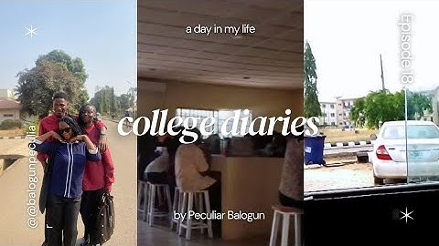 DAYS IN THE LIFE OF A NIGERIAN UNI STUDENT|ep 018; grwm,back to back classes,BTS shoot etc.