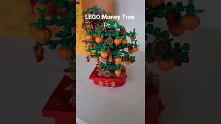 final part of the Lego Money Tree set build