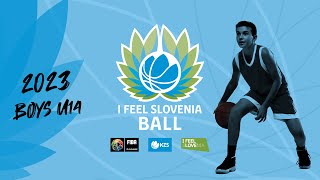 SloBall '23, boys - Slovenia white : Montenegro - gameday 1, group A