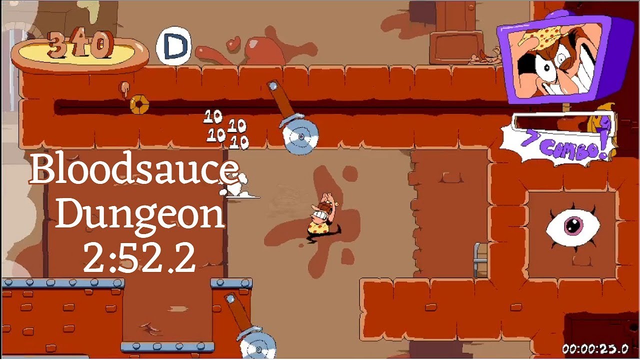 Pizza Tower Bloodsauce Dungeon in 252.20 YouTube