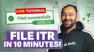 How to file ITR AY2025-26? ITR filling TUTORIAL for SALARIED EMPLOYEES | Income Tax Return | ITR 1