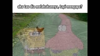 Kenapa Ayam Menyebrang Jalan memes meme spongebob ytshorts